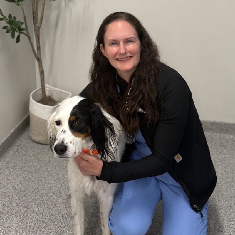 Dr Annie Biele With Dog
