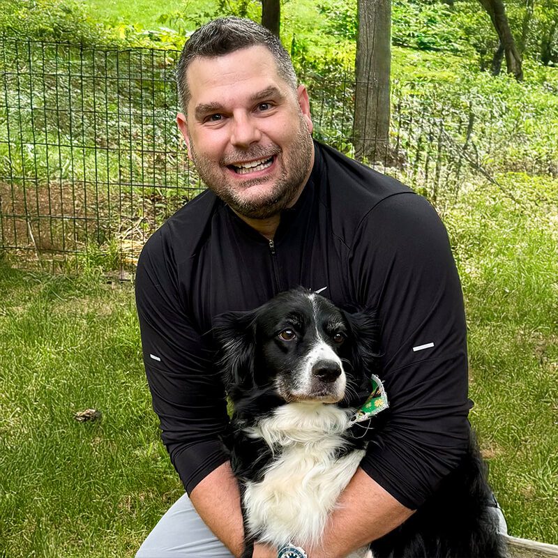 Dr Rj Skalos With Dog