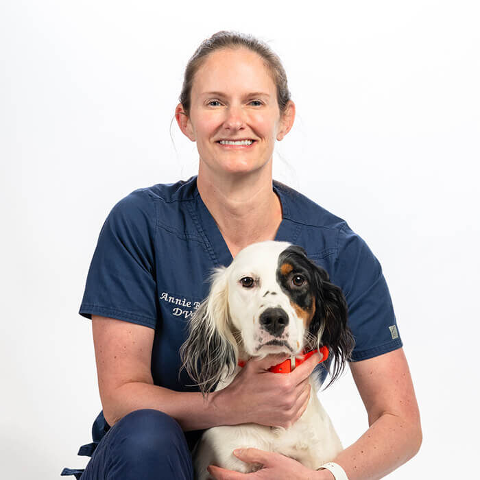 Dr Annie Biele With Dog Dr Annie Biele With Dog